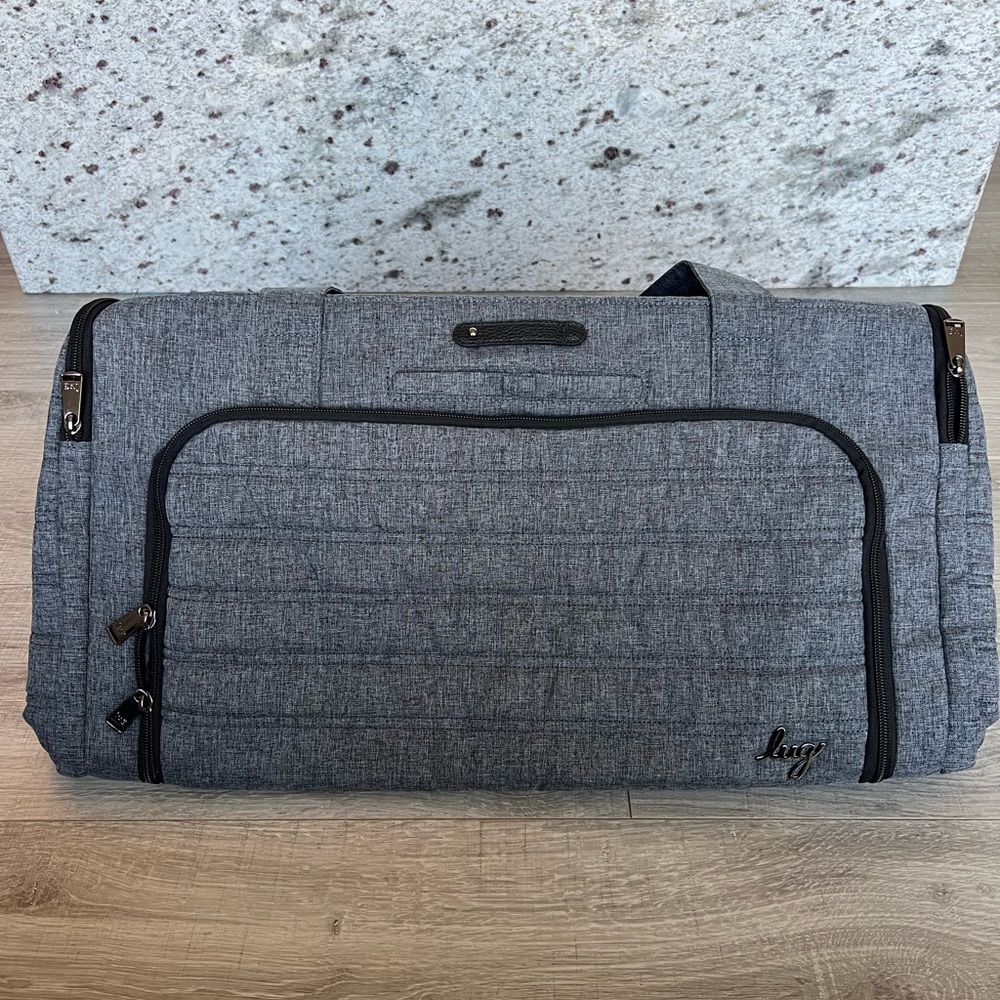 Lug Trolley Duffel - Heather Grey
